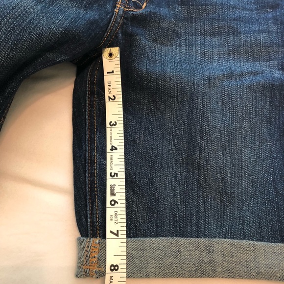 Hollister Frayed Cuff Bermuda Jean Shorts - Picture 7 of 7